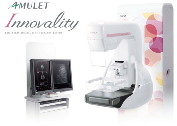 Nuovo Mammografo 3D con Tomosintesi Fuji Amulet Innovality a bassa dose